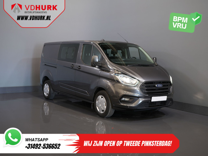 Ford Transit Custom 320 2.0 TDCI 130 pk Aut. L2 Trend BPM VRIJ! Dubbel Cabine DC Carplay/ Stoelverw./ PDC/ Cruise/ Trekhaak/ Airco - Furgão compacto, Carrinha cabine dupla: foto 1 Ford Transit Custom 320 2.0 TDCI 130 pk Aut. L2 Trend BPM VRIJ! Dubbel Cabine DC Carplay/ Stoelverw./ PDC/ Cruise/ Trekhaak/ Airco - Furgão compacto, Carrinha cabine dupla: foto 1