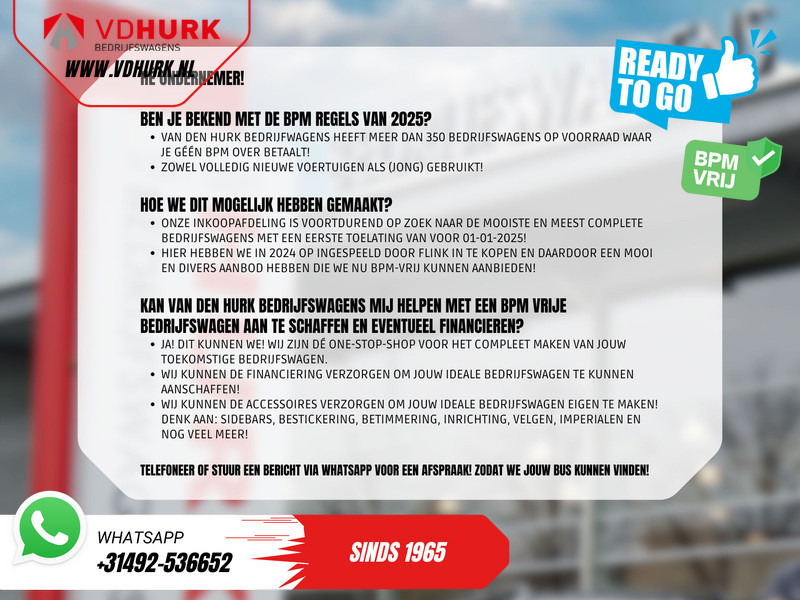 Furgão compacto Mercedes-Benz Sprinter 211 Aut. L2H2 (DEMO) BPM VRIJ/ LED/ Standkachel/ Stoelverw./ Carplay/ Cruise/ Camera: foto 7 Furgão compacto Mercedes-Benz Sprinter 211 Aut. L2H2 (DEMO) BPM VRIJ/ LED/ Standkachel/ Stoelverw./ Carplay/ Cruise/ Camera: foto 7