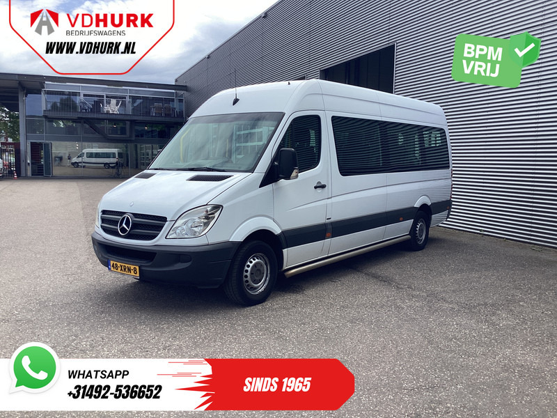 Minibus, Furgão de passageiros Mercedes-Benz Sprinter 313 2.2 CDI Aut. L3H2 €11.858 Incl. BTW BPM VRIJ! EXPORT ONLY Combi/ 9 Persoons/ Kombi/ 9P/ Airco/ Rolstoellift: foto 9