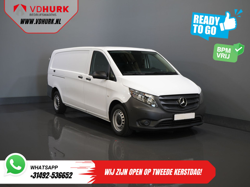 Mercedes-Benz Vito 116 CDI Aut. L3 XL BPM VRIJ! Carplay/ Stoelverw./ 270Gr. Deuren/ Cruise/ Airco/ Navi/ Camera/ PDC - Furgão compacto: foto 1 Mercedes-Benz Vito 116 CDI Aut. L3 XL BPM VRIJ! Carplay/ Stoelverw./ 270Gr. Deuren/ Cruise/ Airco/ Navi/ Camera/ PDC - Furgão compacto: foto 1