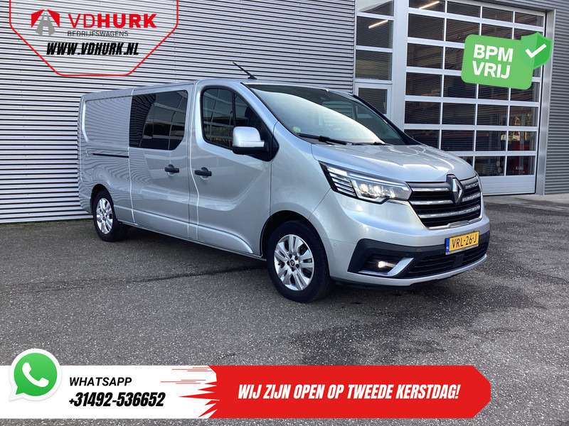 Renault Trafic 2.0 dCi 150 pk Aut. L2 DC Dubbel Cabine NL Auto/ 2xSchuifdeur/ LED/ Carplay/ Climate/ Camera/ PDC/ LMV - Furgão compacto, Carrinha cabine dupla: foto 1 Renault Trafic 2.0 dCi 150 pk Aut. L2 DC Dubbel Cabine NL Auto/ 2xSchuifdeur/ LED/ Carplay/ Climate/ Camera/ PDC/ LMV - Furgão compacto, Carrinha cabine dupla: foto 1