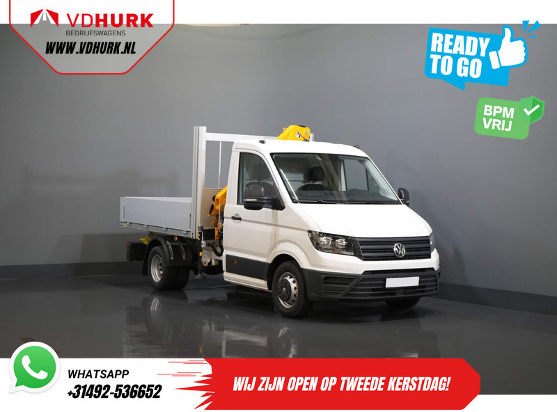 Veículo comercial Volkswagen Crafter 50 165 pk Effer 352S Kraan/ Crane/ Kran/ Autokran/ PTO/ Open laadbak/ Dubbel Lucht: foto 8