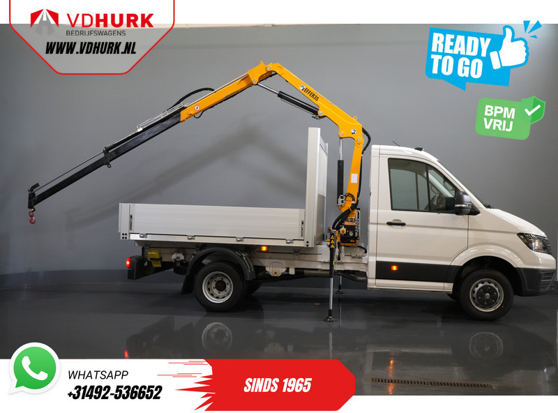 Volkswagen Crafter 50 165 pk Effer 352S Kraan/ Crane/ Kran/ Autokran/ PTO/ Open laadbak/ Dubbel Lucht - Veículo comercial: foto 2 Volkswagen Crafter 50 165 pk Effer 352S Kraan/ Crane/ Kran/ Autokran/ PTO/ Open laadbak/ Dubbel Lucht - Veículo comercial: foto 2