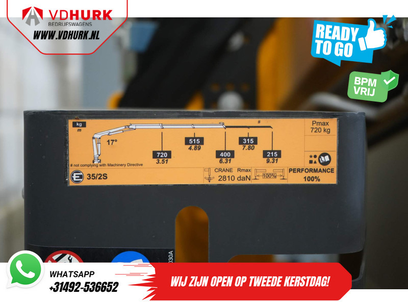 Veículo comercial Volkswagen Crafter 50 165 pk Effer 352S Kraan/ Crane/ Kran/ Autokran/ PTO/ Open laadbak/ Dubbel Lucht: foto 14