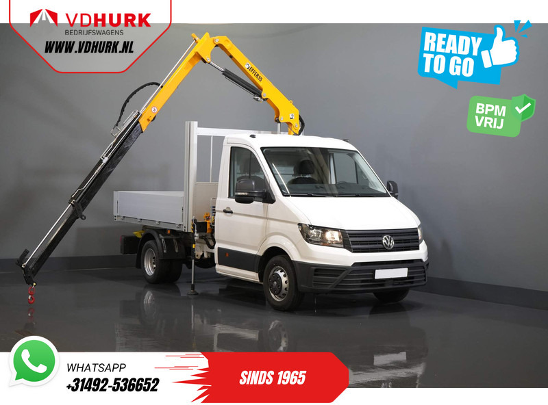Volkswagen Crafter 50 165 pk Effer 352S Kraan/ Crane/ Kran/ Autokran/ PTO/ Open laadbak/ Dubbel Lucht - Carrinha de caixa aberta: foto 1 Volkswagen Crafter 50 165 pk Effer 352S Kraan/ Crane/ Kran/ Autokran/ PTO/ Open laadbak/ Dubbel Lucht - Carrinha de caixa aberta: foto 1