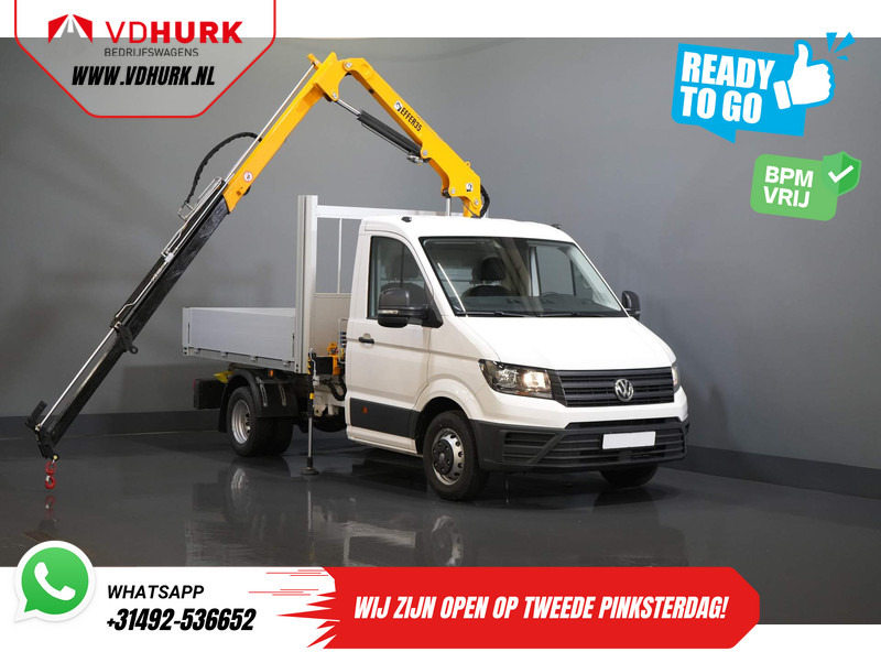 Volkswagen Crafter 50 165 pk Effer 352S Kraan/ Crane/ Kran/ Autokran/ PTO/ Open laadbak/ Dubbel Lucht - Carrinha de caixa aberta: foto 1 Volkswagen Crafter 50 165 pk Effer 352S Kraan/ Crane/ Kran/ Autokran/ PTO/ Open laadbak/ Dubbel Lucht - Carrinha de caixa aberta: foto 1