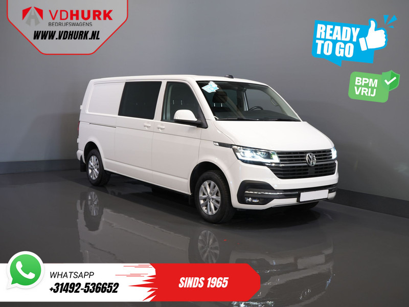 Volkswagen Transporter 2.0 TDI 150 pk Aut. L2 DC Dubbel Cabine BPM VRIJ! Ready2Go 2xSchuifdeur/ Adapt Cruise/ LED/ Standkachel/ Stoelverw./ Carplay/ Ca - Furgão compacto, Carrinha cabine dupla: foto 1 Volkswagen Transporter 2.0 TDI 150 pk Aut. L2 DC Dubbel Cabine BPM VRIJ! Ready2Go 2xSchuifdeur/ Adapt Cruise/ LED/ Standkachel/ Stoelverw./ Carplay/ Ca - Furgão compacto, Carrinha cabine dupla: foto 1