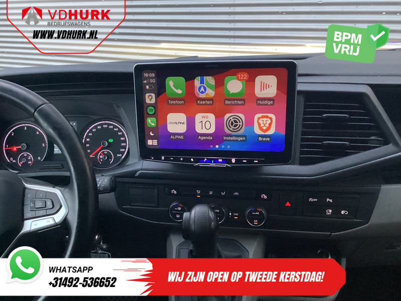 Furgão compacto, Carrinha cabine dupla Volkswagen Transporter T6.1 2.0 TDI 150 pk DSG Aut. L2 DC Dubbel Cabine LED/ 20" LMV/ Elek. Schuifdeur/ Alpine/ Leder/ Climate/ Cruise/ Camera/ Trekhaa: foto 13 Furgão compacto, Carrinha cabine dupla Volkswagen Transporter T6.1 2.0 TDI 150 pk DSG Aut. L2 DC Dubbel Cabine LED/ 20" LMV/ Elek. Schuifdeur/ Alpine/ Leder/ Climate/ Cruise/ Camera/ Trekhaa: foto 13
