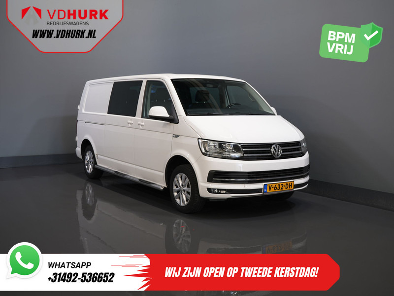 Volkswagen Transporter T6 2.0 TDI 150 pk DSG Aut. L2 Highline E6 DC Dubbel Cabine BPM VRIJ! Carplay/ Alarm/ Leder/ Cruise/ PDC/ Sidebars/ Trekhaak/ LMV - Furgão compacto, Carrinha cabine dupla: foto 1 Volkswagen Transporter T6 2.0 TDI 150 pk DSG Aut. L2 Highline E6 DC Dubbel Cabine BPM VRIJ! Carplay/ Alarm/ Leder/ Cruise/ PDC/ Sidebars/ Trekhaak/ LMV - Furgão compacto, Carrinha cabine dupla: foto 1