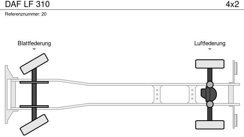 Camião basculante DAF LF 310: foto 20