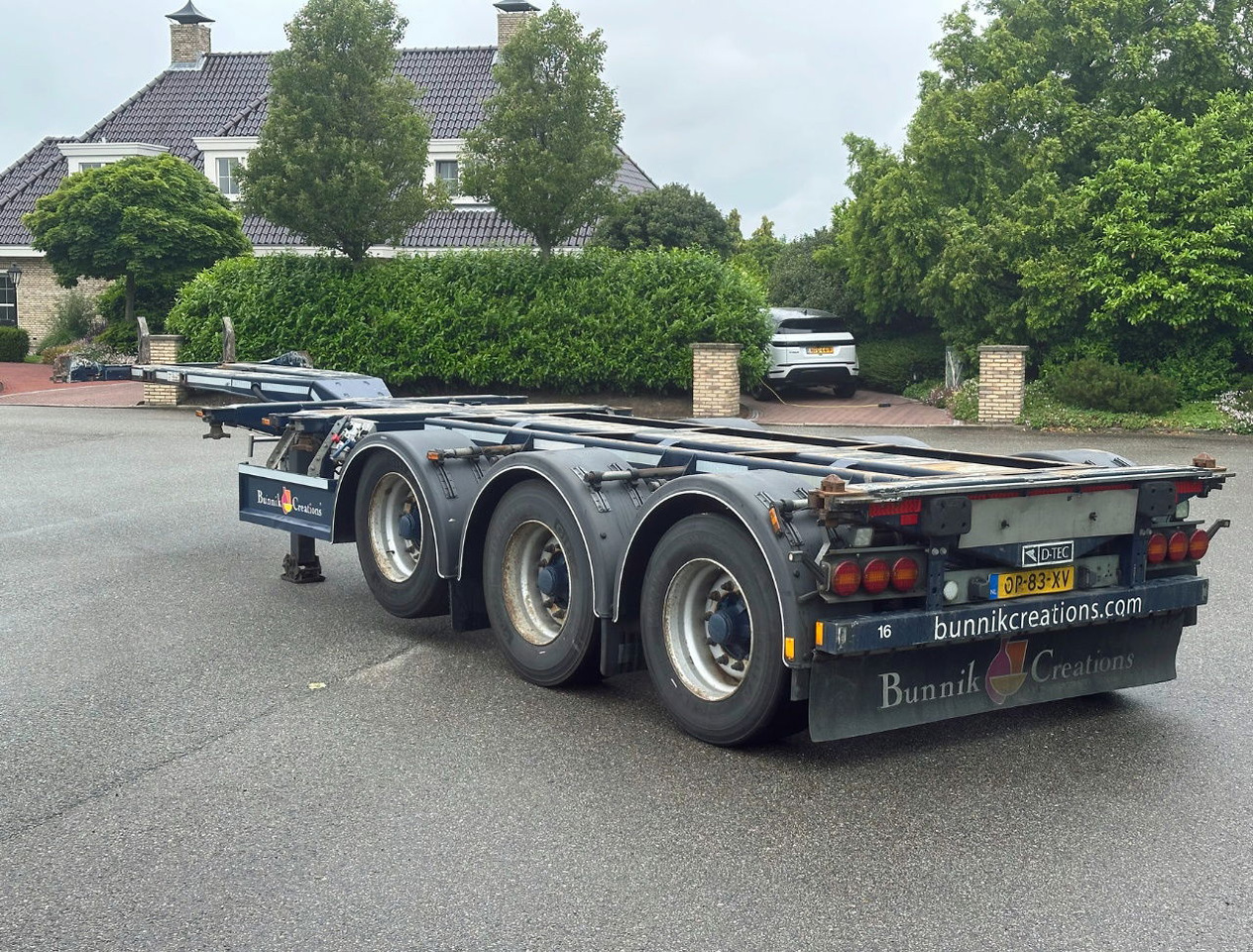 D-TEC Flexitrailer Multi Liftaxle Drumbrakes TOP Condition NL Trailer 2 Pieces - Semi-reboque transportador de contêineres/ Caixa móvel: foto 3 D-TEC Flexitrailer Multi Liftaxle Drumbrakes TOP Condition NL Trailer 2 Pieces - Semi-reboque transportador de contêineres/ Caixa móvel: foto 3