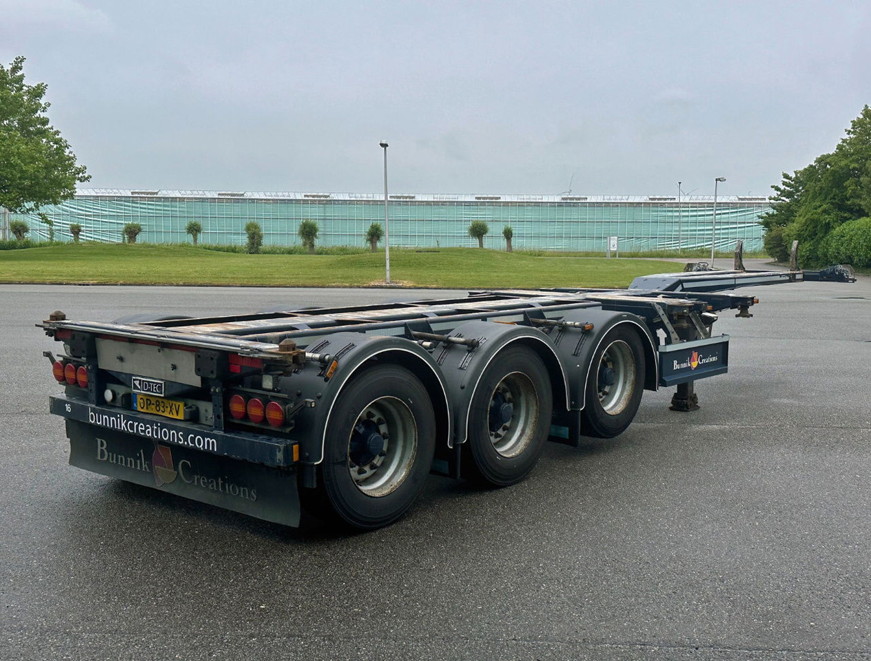D-TEC Flexitrailer Multi Liftaxle Drumbrakes TOP Condition NL Trailer 2 Pieces - Semi-reboque transportador de contêineres/ Caixa móvel: foto 5 D-TEC Flexitrailer Multi Liftaxle Drumbrakes TOP Condition NL Trailer 2 Pieces - Semi-reboque transportador de contêineres/ Caixa móvel: foto 5