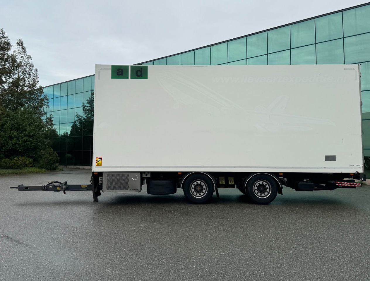 DRACO MZS 218 Wipkar 750 x 250 x 290 CM Inside Tail Lift 2021 TRS Iceland TOP Condition NL Trailertrailer - Reboque furgão: foto 2 DRACO MZS 218 Wipkar 750 x 250 x 290 CM Inside Tail Lift 2021 TRS Iceland TOP Condition NL Trailertrailer - Reboque furgão: foto 2
