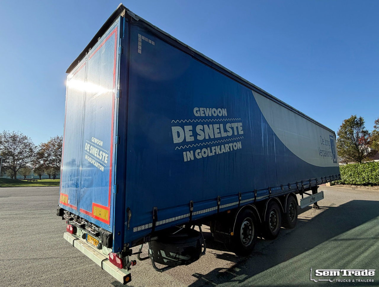 Fliegl SDS 350 Lift Axle Disc Brakes Sliding Sides + Roof TOP Condition - Semi-reboque de lona: foto 5 Fliegl SDS 350 Lift Axle Disc Brakes Sliding Sides + Roof TOP Condition - Semi-reboque de lona: foto 5