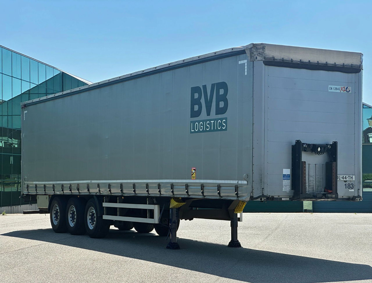 Semi-reboque de lona Kögel SN24 Edscha SAF Axles Disc Brakes Lift Axle TOP Condition NL Trailer: foto 7