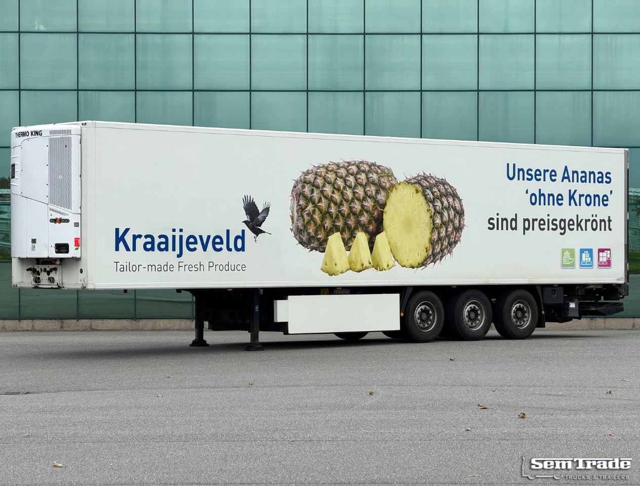 Semi-reboque frigorífico Krone SD Thermo King SLX 300 Tail Lift 2x Lift Axle TOP Condtion Holland-Trailer: foto 1