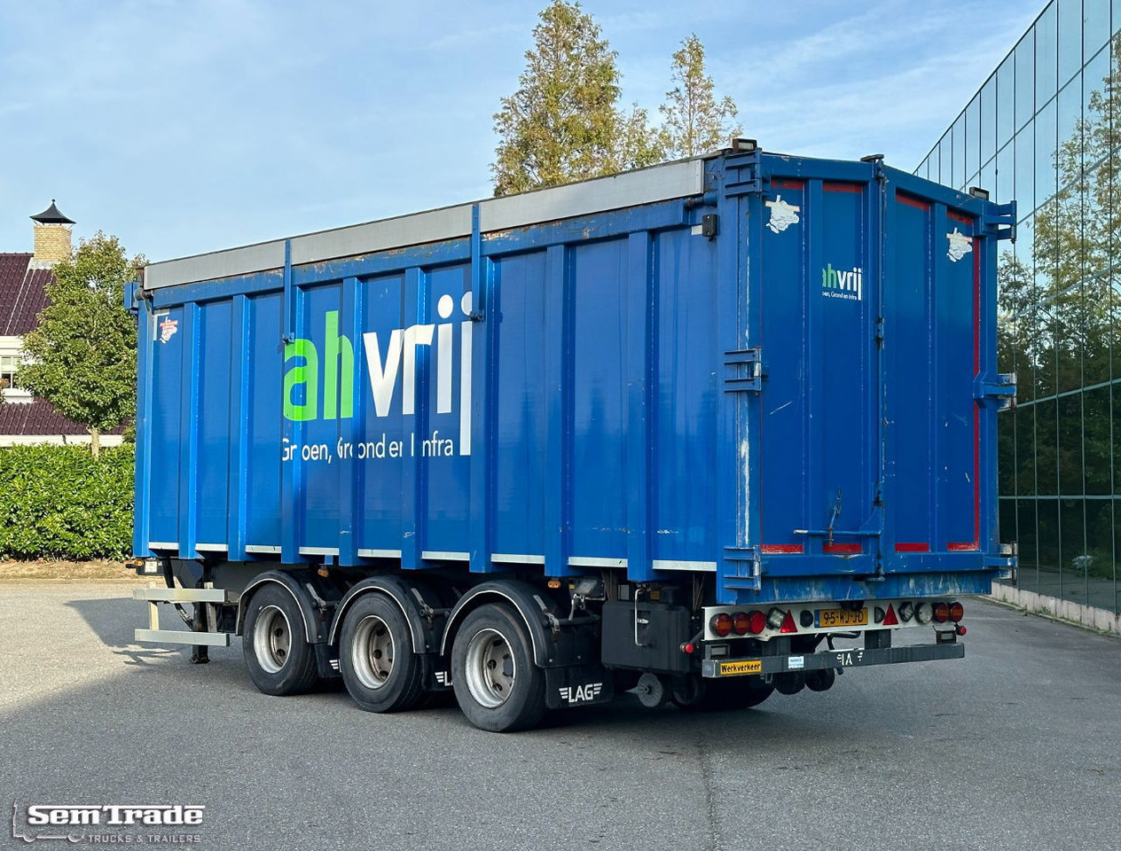 LAG M-3-24 + Piet Ruizeveld DS Lift Axle 72.000 KM Super Condition - Reboque basculante agrícola: foto 3 LAG M-3-24 + Piet Ruizeveld DS Lift Axle 72.000 KM Super Condition - Reboque basculante agrícola: foto 3