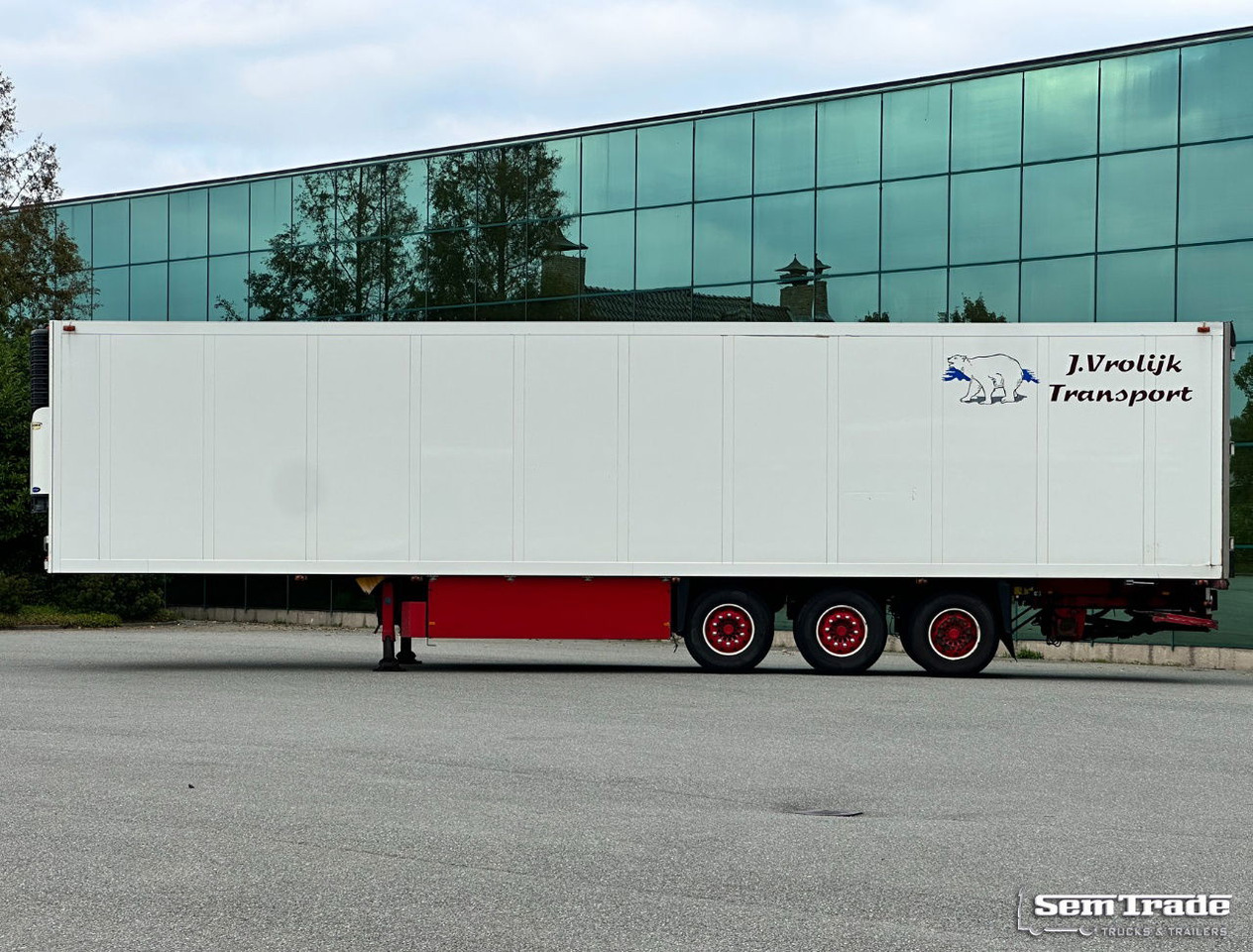 Schmitz Cargobull SKO 24 Carrier Maxima 1300 Flower Wide 2X Lift Axle - Semi-reboque frigorífico: foto 2 Schmitz Cargobull SKO 24 Carrier Maxima 1300 Flower Wide 2X Lift Axle - Semi-reboque frigorífico: foto 2