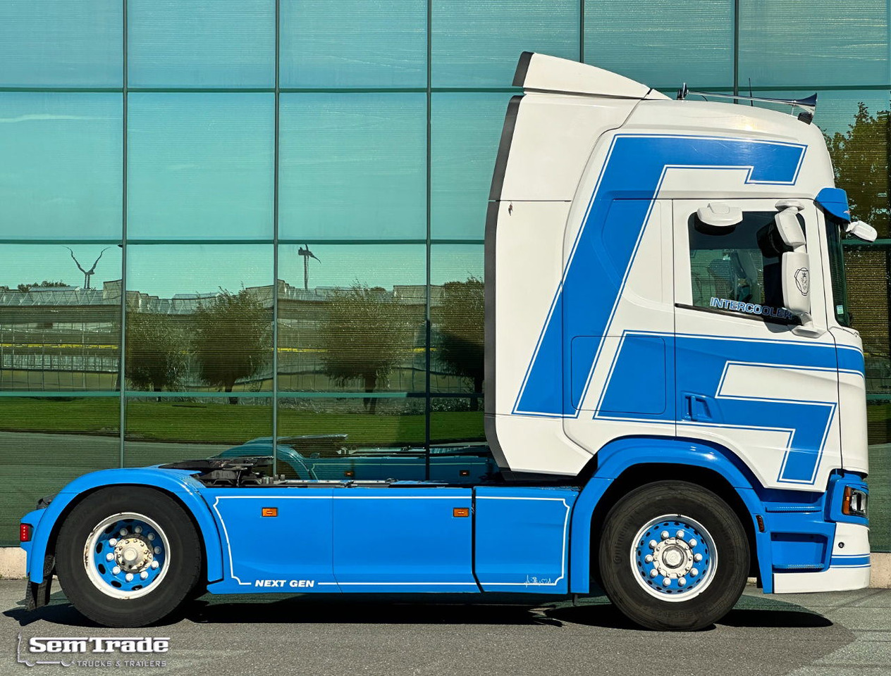 Scania R450 NGS Full AIR Retarder Full Spoiler 2X Tanks Super Condition Belgium-Truck - Tractor: foto 5 Scania R450 NGS Full AIR Retarder Full Spoiler 2X Tanks Super Condition Belgium-Truck - Tractor: foto 5