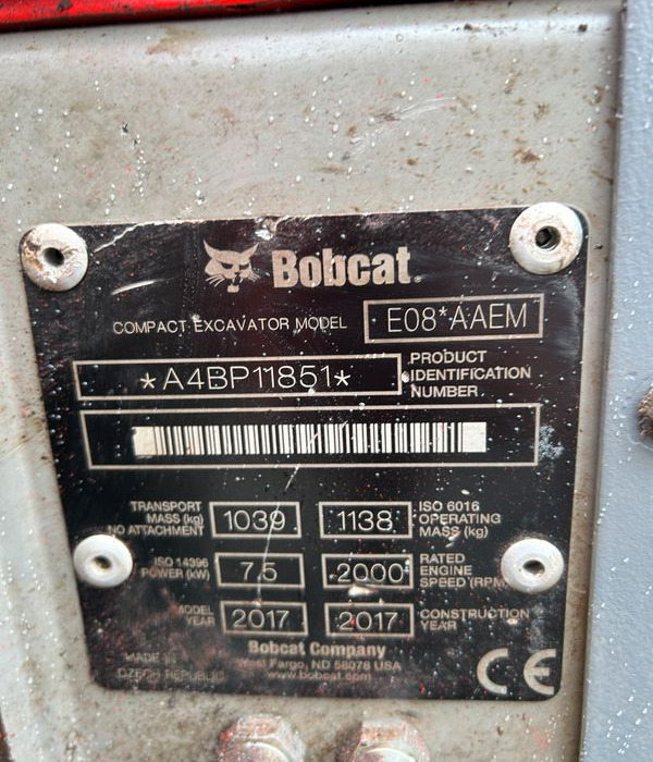 Mini Pelle BOBCAT 1138 KGS - Mini escavadeira: foto 5 Mini Pelle BOBCAT 1138 KGS - Mini escavadeira: foto 5