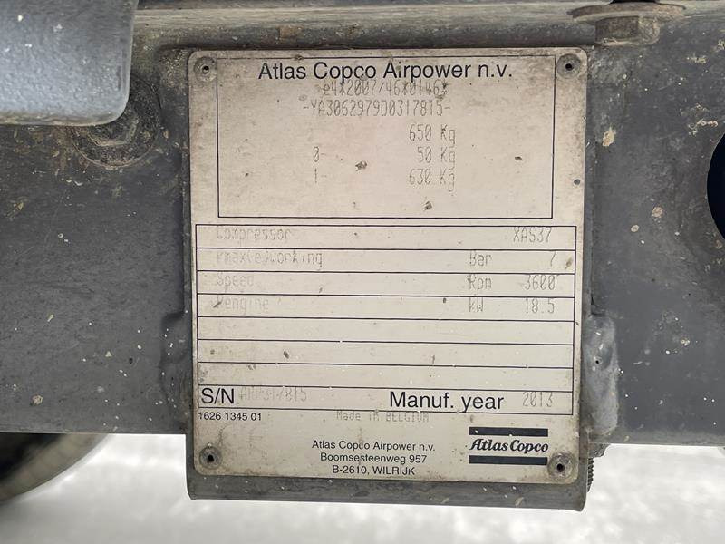 Atlas-Copco XAS 37 KD - Compressor de ar: foto 5 Atlas-Copco XAS 37 KD - Compressor de ar: foto 5
