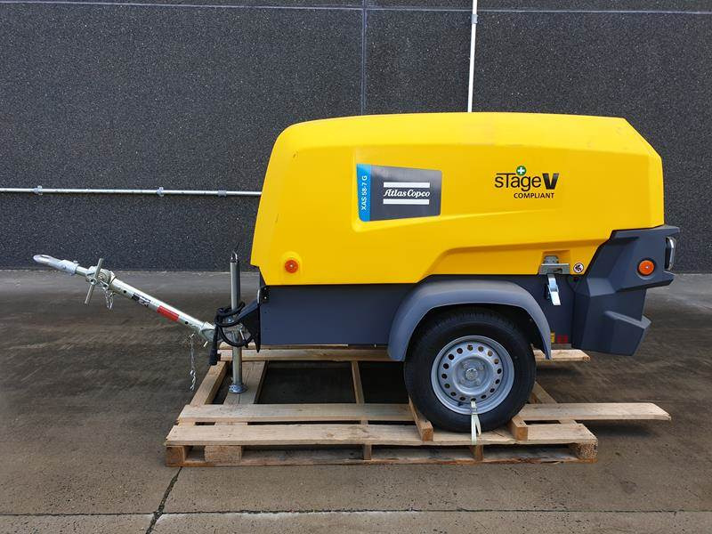 Atlas-Copco XAS 58-7 G 6 WHEELS N.B. - Compressor de ar: foto 1 Atlas-Copco XAS 58-7 G 6 WHEELS N.B. - Compressor de ar: foto 1