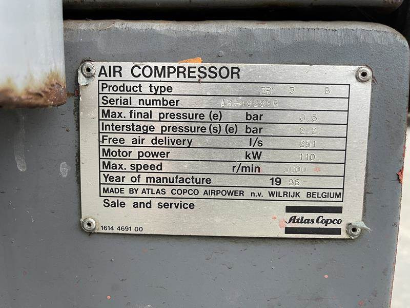 Atlas-Copco ZR 3 B - Compressor de ar: foto 2 Atlas-Copco ZR 3 B - Compressor de ar: foto 2