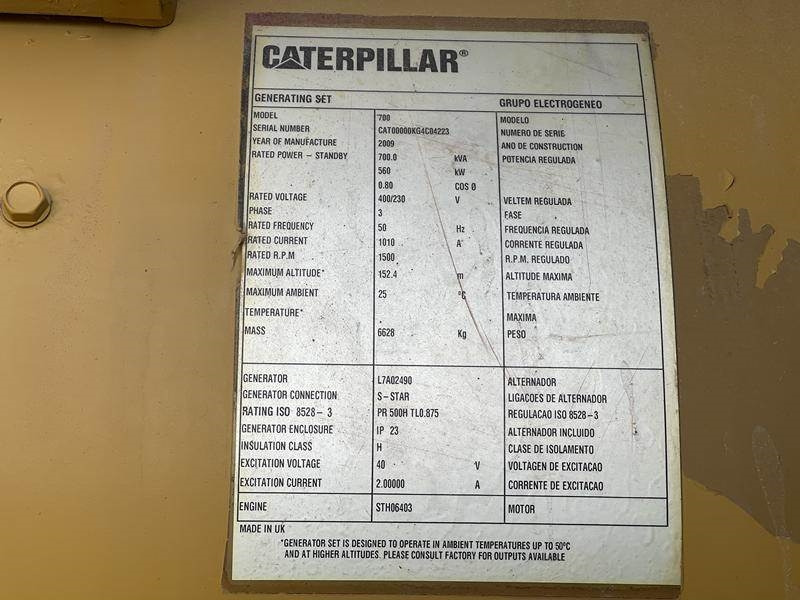 Cat C 18 - 700 - Gerador elétrico: foto 4 Cat C 18 - 700 - Gerador elétrico: foto 4