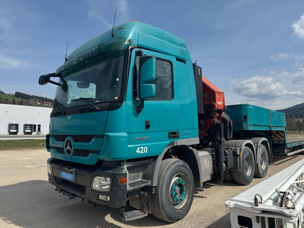 Palfinger PK 54000 + Mercedes Actros 3360 - Grua para camião: foto 2 Palfinger PK 54000 + Mercedes Actros 3360 - Grua para camião: foto 2