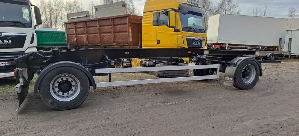 Huffermann Przyczepa na wózku HAR 1870 do hakowca - Reboque ampliroll/ Multibenne: foto 1 Huffermann Przyczepa na wózku HAR 1870 do hakowca - Reboque ampliroll/ Multibenne: foto 1