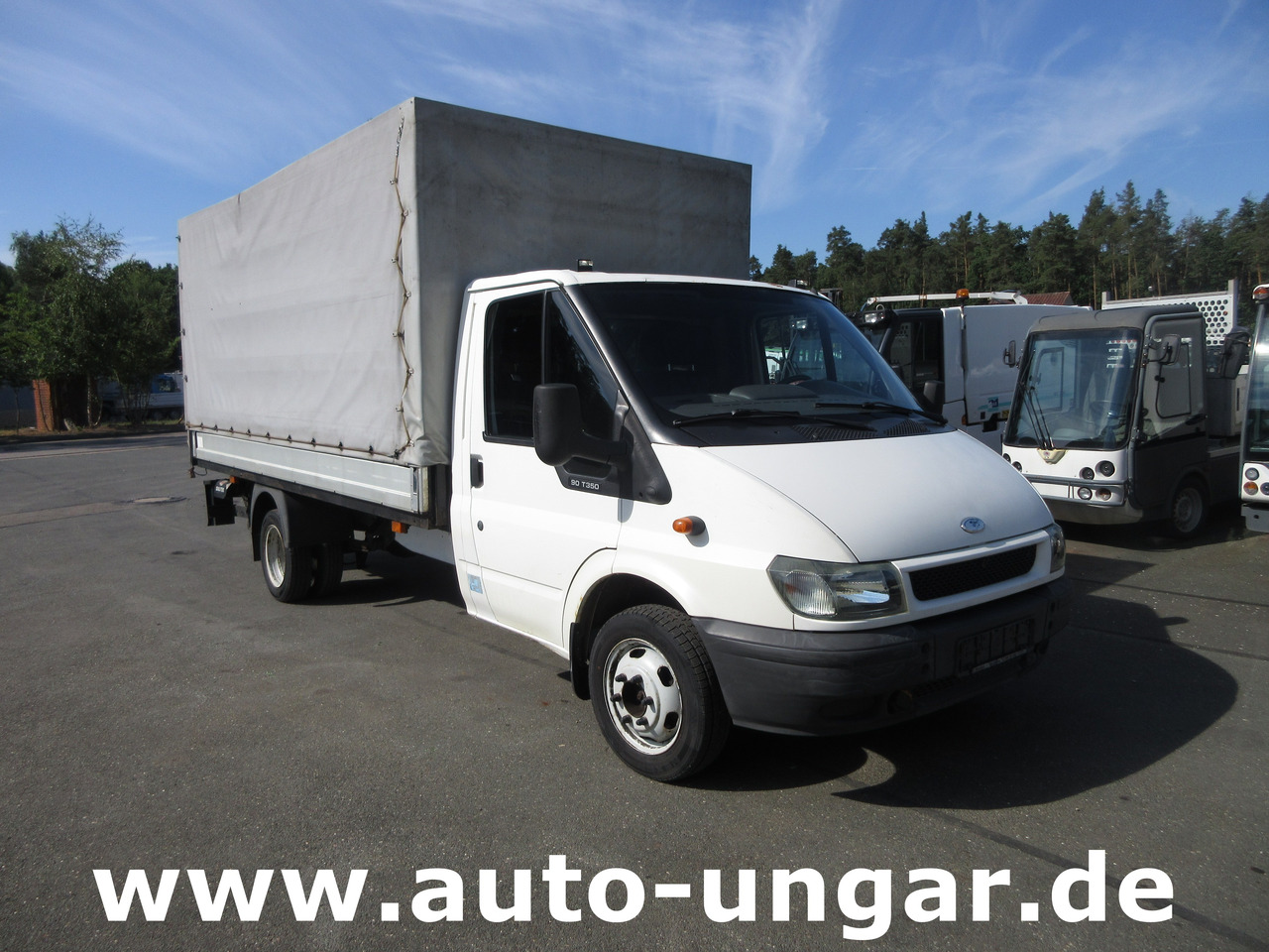 Ford Transit 90T350 Tourneo 3.500kg Pritsche & Plane Dautel LBW AHK - Carrinha de lona: foto 2 Ford Transit 90T350 Tourneo 3.500kg Pritsche & Plane Dautel LBW AHK - Carrinha de lona: foto 2
