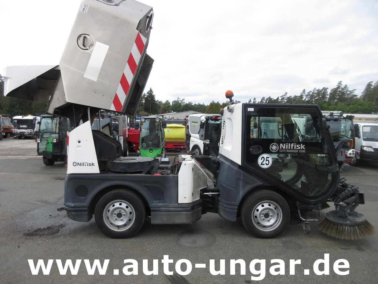 Varredora urbana Nilfisk CR3500 CityRanger Schmidt Flexigo Multigo 4x4 Kehrmaschine Geräteträger: foto 12