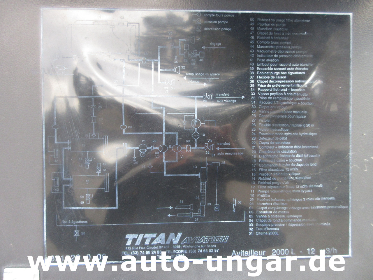 Camião cisterna para transporte de combustível Renault B110 Titan Aviation AVGas Refueller Jet Tanker 2000l Aviteilleur GSE: foto 8