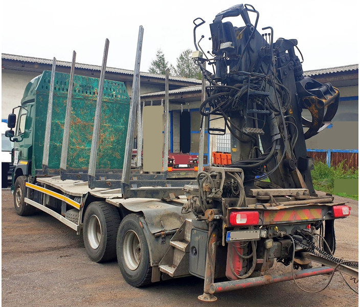 DAF 6x4 CF510 33/26t +HIAB Loglift 135 ZT94 +Umikov PP3 - Camião de transporte de madeira, Camião grua: foto 3 DAF 6x4 CF510 33/26t +HIAB Loglift 135 ZT94 +Umikov PP3 - Camião de transporte de madeira, Camião grua: foto 3