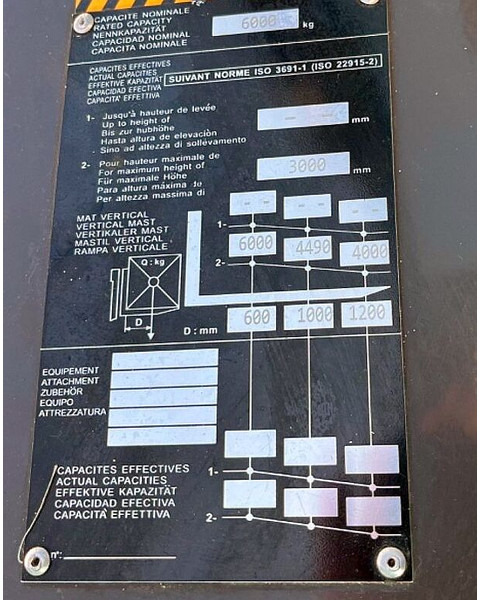 Manitou MI 60D - Empilhador a diesel: foto 5 Manitou MI 60D - Empilhador a diesel: foto 5