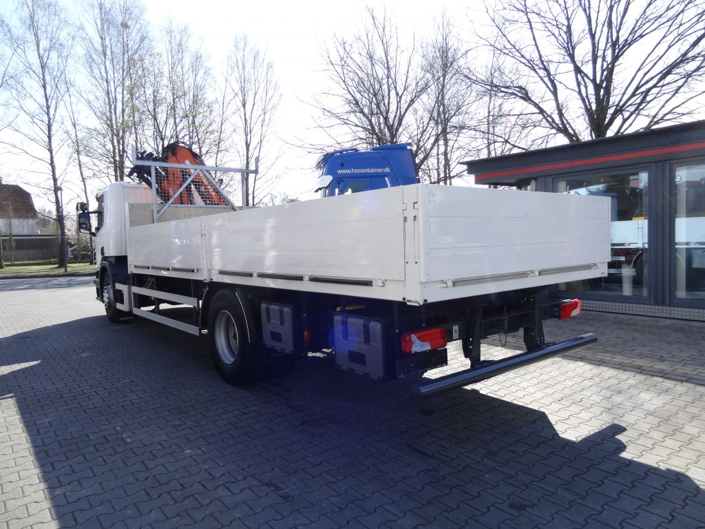 Camião de caixa aberta/ Plataforma, Camião grua Scania P230 4X2 Kran Atlas 92.2 A2: foto 11
