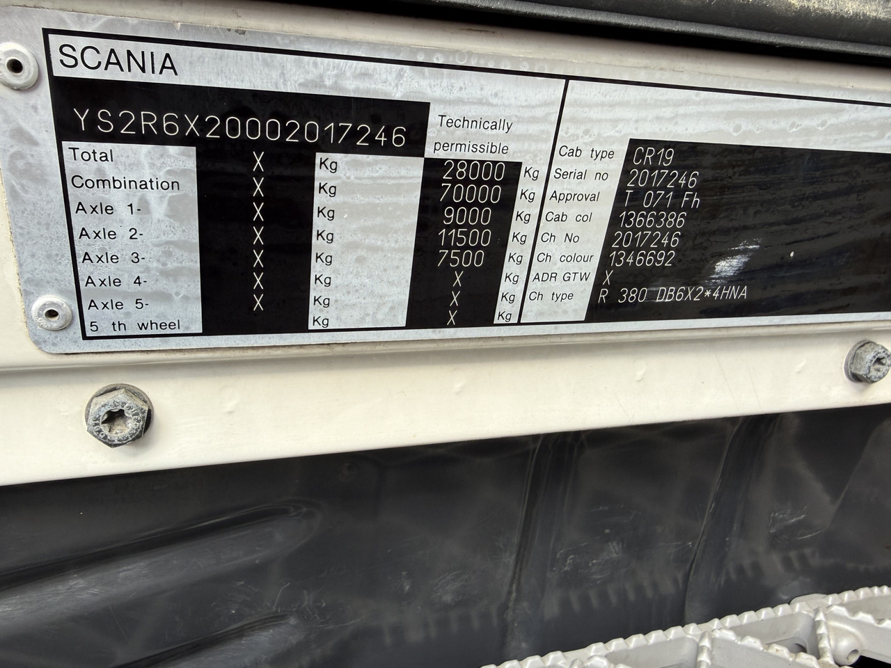 Scania R380 6X2*4 Kipper mit Kran HIAB 220 - Camião basculante, Camião grua: foto 5 Scania R380 6X2*4 Kipper mit Kran HIAB 220 - Camião basculante, Camião grua: foto 5