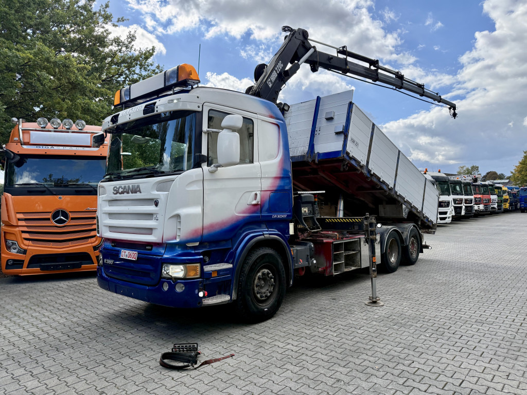 Scania R380 6X2*4 Kipper mit Kran HIAB 220 - Camião basculante, Camião grua: foto 1 Scania R380 6X2*4 Kipper mit Kran HIAB 220 - Camião basculante, Camião grua: foto 1