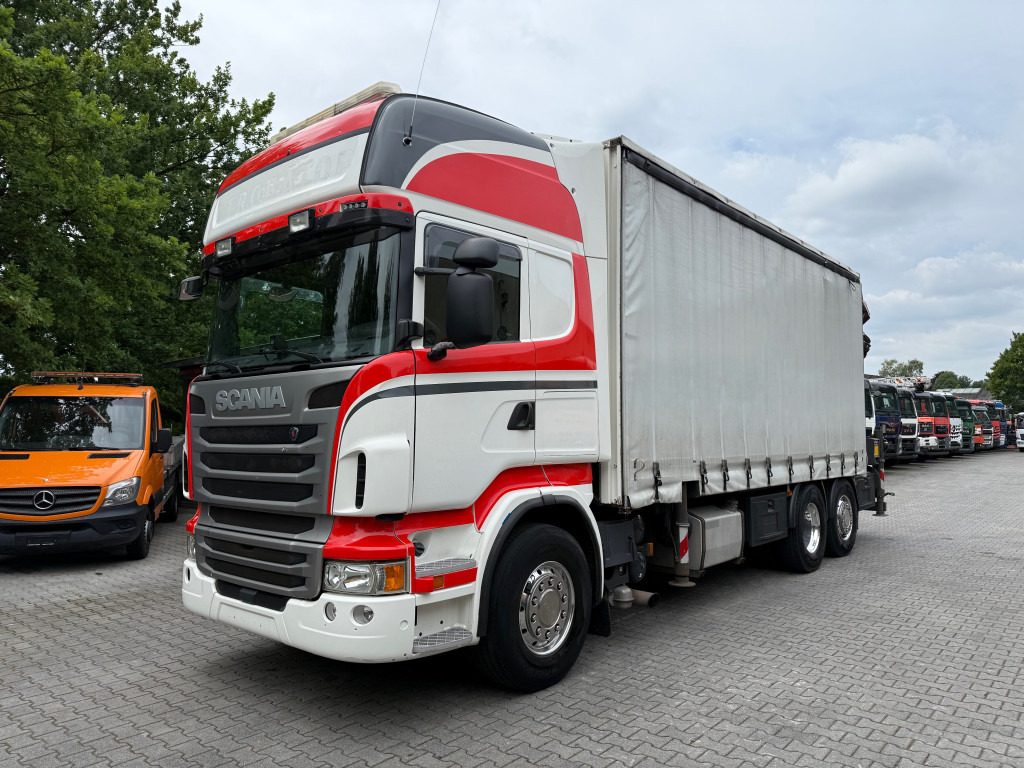 Camião de caixa aberta/ Plataforma, Camião grua Scania R480 6X2 Palfinger 34002 bis 29 Meter: foto 8
