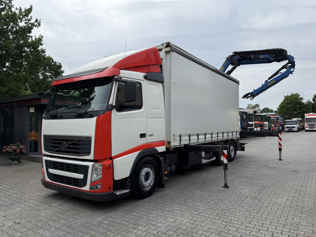 Volvo FH420 6X2*4 Palfinger 29002 bis 27 Meter - Camião de caixa aberta/ Plataforma, Camião grua: foto 1 Volvo FH420 6X2*4 Palfinger 29002 bis 27 Meter - Camião de caixa aberta/ Plataforma, Camião grua: foto 1