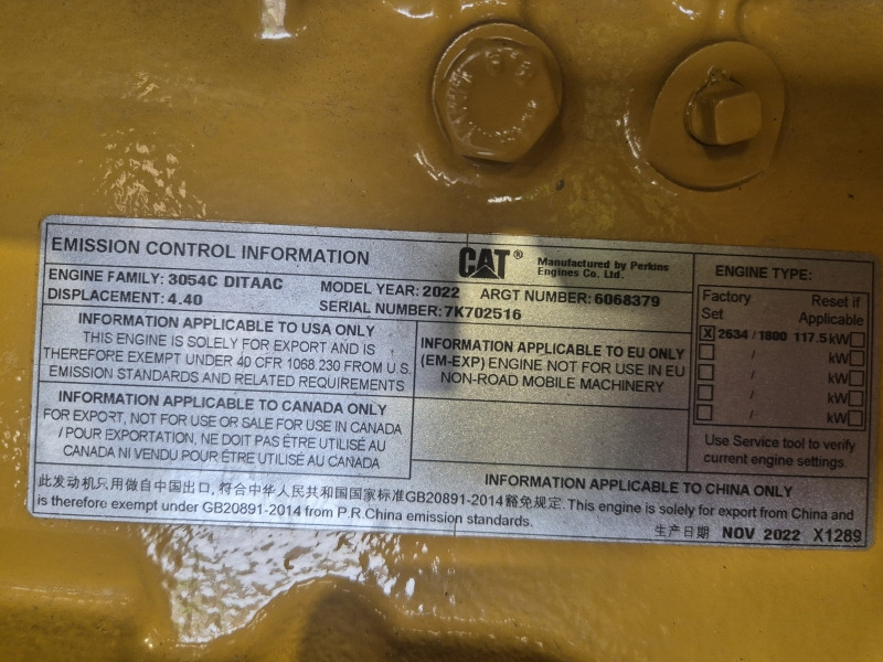 Caterpillar 3054C DITAAC Engine + Radiator - Motor para Equipamento industrial: foto 2 Caterpillar 3054C DITAAC Engine + Radiator - Motor para Equipamento industrial: foto 2
