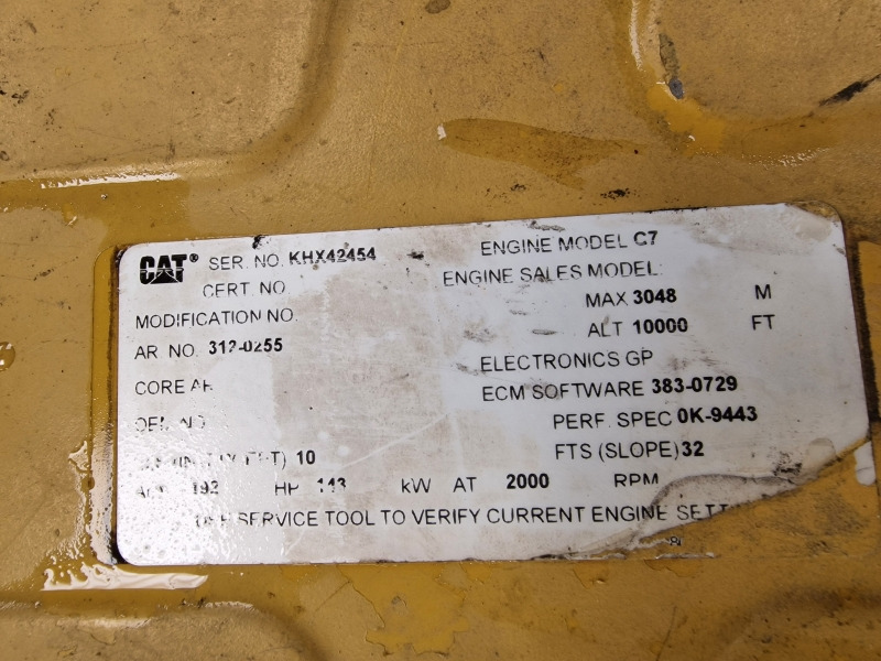 Caterpillar C7 / C7.2 140K Motor Grader Engine (Plant) - Motor para Máquina de construção: foto 2 Caterpillar C7 / C7.2 140K Motor Grader Engine (Plant) - Motor para Máquina de construção: foto 2