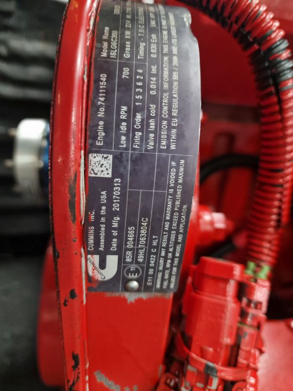 Cummins ISLG6C300 Engine (Industrial) 2017 - Motor para Equipamento industrial: foto 2 Cummins ISLG6C300 Engine (Industrial) 2017 - Motor para Equipamento industrial: foto 2