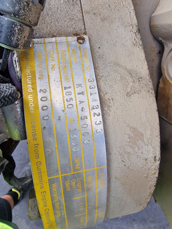 Cummins KTA-50G3 Engine (Plant) - Motor para Máquina de construção: foto 2 Cummins KTA-50G3 Engine (Plant) - Motor para Máquina de construção: foto 2