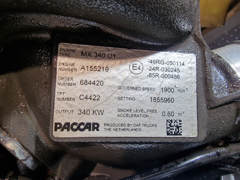 DAF MX340U1 EUR5 XF106.460 Engine (Truck) - Motor para Camião: foto 2 DAF MX340U1 EUR5 XF106.460 Engine (Truck) - Motor para Camião: foto 2