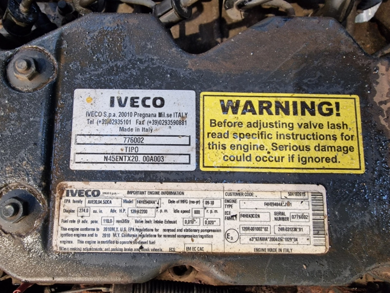 Iveco/Cummins F4HE9484A*J N45ENTX20 Engine (Industrial) - Motor para Equipamento industrial: foto 2 Iveco/Cummins F4HE9484A*J N45ENTX20 Engine (Industrial) - Motor para Equipamento industrial: foto 2