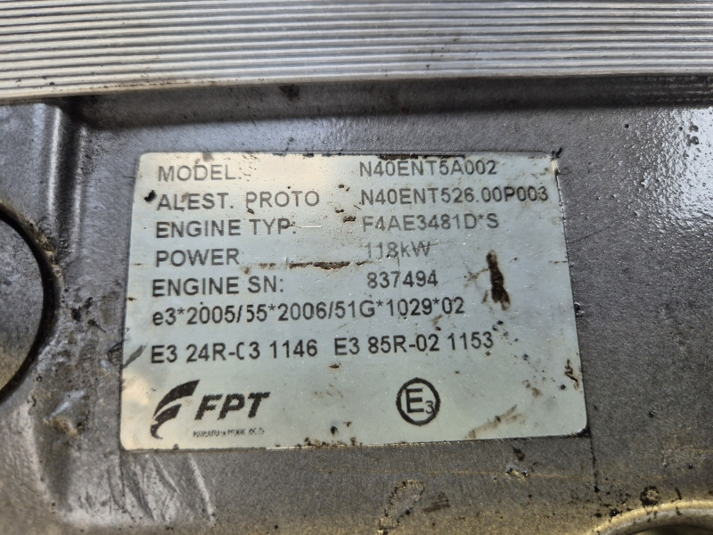 Iveco FPT N40ENT5A002 / F4AE3481D*S Engine (Plant) - Motor para Máquina de construção: foto 3 Iveco FPT N40ENT5A002 / F4AE3481D*S Engine (Plant) - Motor para Máquina de construção: foto 3