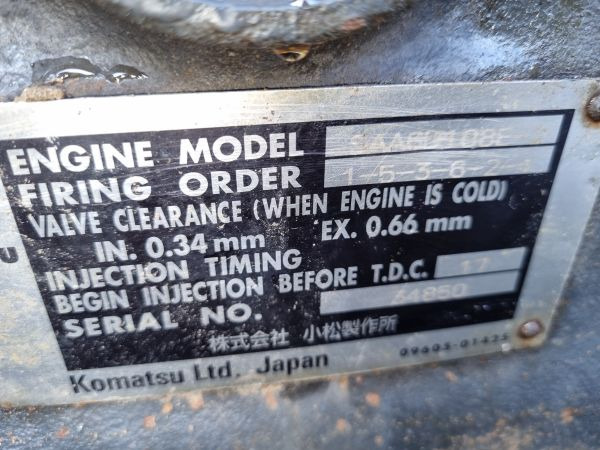 Komatsu SAA6D108E PC300-6 Engine (Plant) - Motor para Máquina de construção: foto 2 Komatsu SAA6D108E PC300-6 Engine (Plant) - Motor para Máquina de construção: foto 2
