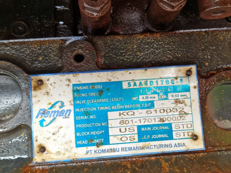 Komatsu SAA6D170E-5 Engine (Plant) - Motor para Máquina de construção: foto 2 Komatsu SAA6D170E-5 Engine (Plant) - Motor para Máquina de construção: foto 2
