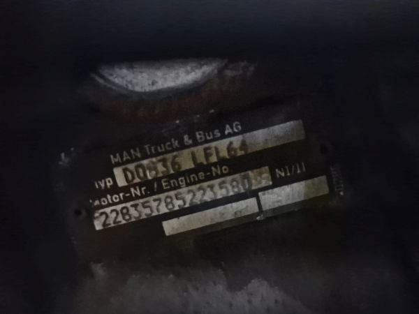 MAN D0836 LFL64 Engine (Truck) - Motor para Camião: foto 2 MAN D0836 LFL64 Engine (Truck) - Motor para Camião: foto 2